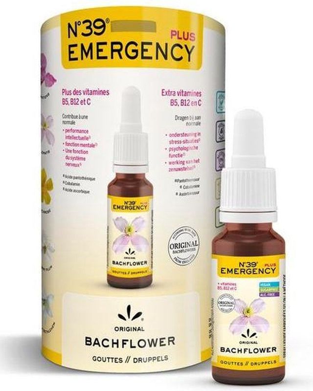 Bach - No39 - Emergency Druppels - Bio - Vegan