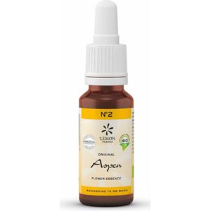 Bachbloesem - N°02 Aspen - 20ml - Bio - Originele Formule