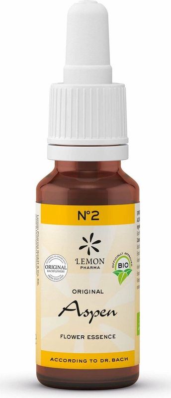 Bachbloesem - N°02 Aspen - 20ml - Bio - Originele Formule