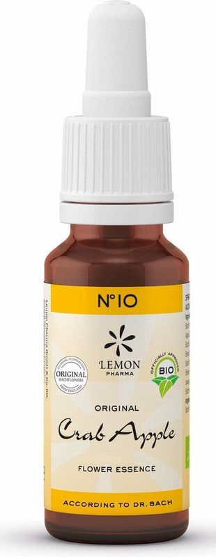 Bach - NO.10 Crab Apple - Bloesemremedie - 20 ml - Natuurlijke Ingrediënten