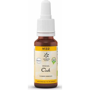 Bach bloesemremedies oak bio