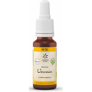 Bachbloesem Bio - N°31 Vervain - 20ml - Originele Formule
