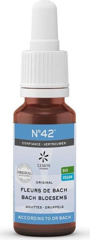 Bach - Bloesemremedie Vertrouwen nr 42 - Bio - Kruidenpreparaat