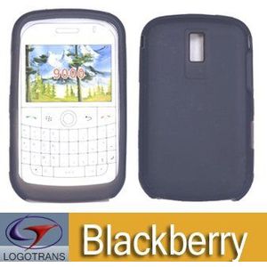 Logotrans Siliconen hoes voor Blackberry Bold 9000 zwart