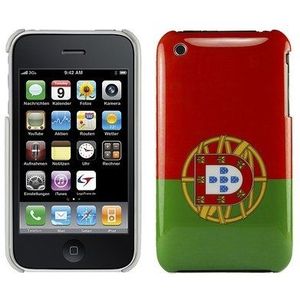 Logotrans Nation Series beschermhoes voor Apple iPhone 3G / 3GS Portugal incl. displaybeschermfolie