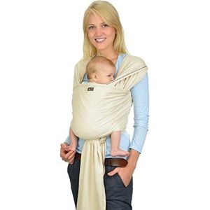 HOPPEDIZ Elastische babydrager voor voorjaar en pasgeborenen met beige gebruiksaanwijzing Maat: 5,40 m x 0,50 m