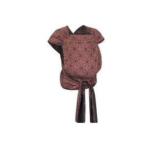 Hoppediz Hop-Tye Advanced - 4-in-1 babydrager voor pasgeborenen vanaf de geboorte - Halfgesp draaghulp met doek dragers - meegroeiend tot 20 kg - Design Malmö roze