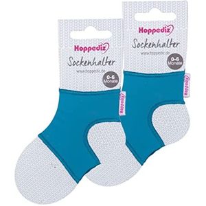 Hoppediz Hop-Socks Set van 2, 2 paar babysokkenhouders, 0-6 maanden, marineblauw, navy
