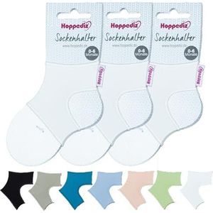 Hoppediz Unisex baby sokkenhouder (3 stuks), Crème, one size