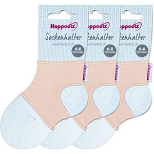 Hoppediz Unisex Baby Hop Socks Sokkenhouder, roze, one size