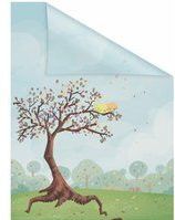 LICHTBLICK ORIGINAL Fensterfolie »Märchenbaum«, 1 St., blickdicht, strukturiertKlebepunkte, selbstklebend, Sichtschutz