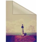 LICHTBLICK ORIGINAL Fensterfolie »Leuchtturm«, 1 St., blickdicht, strukturiertKlebepunkte, selbstklebend, Sichtschutz