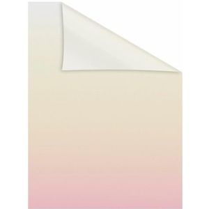 Lichtblick Raamfolie, zelfklevend, met motief, inkijkbescherming, meervoudig afneembaar, montage zonder rakel, Made in Germany, ombre roze, 100 x 130 cm (b x l)