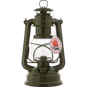 Feuerhand Stormlantaarn Baby special 276 - Olijfgroen - 13.5x15x26.5cm - Modern