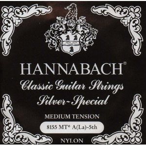 Hannabach snaren voor klassieke gitaar Seire 815 Medium Tension Silver Special (hoge kwaliteit, universele snaar voor bijna elk instrument, gitaarsnaren klassieke gitaar, Made in Germany)