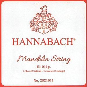 Hannabach 2821009 Mandoline snaren, 350 mm, 1 paar