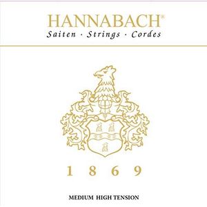 Hannabach Klassikgitarre-Saite E6 Serie 1869 Carbon/Gold MHT - 18696MHT