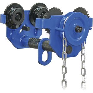 Haspelloopkat, verstelbare breedte max. 300 mm, hijsvermogen 500 kg