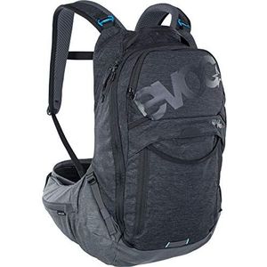 EVOC Trail Pro Rugzak voor Trail & Hardlopen (10 l, 16 l of 26 l, maten: S/M & L/XL, rugbeschermer LITESHIELD Plus, grote stabilisatoren op de heupen, 3 l waterzak)