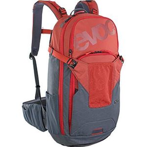 Evoc Neo 16L MTB rugzak met bescherming voor volwassenen, rood/grijs L/XL