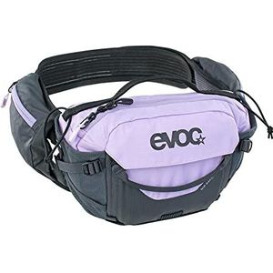 EVOC Unisex Evoc 3 and Pro Waist Bag Bum Bag voor Bike Tours & Trails HIP PACK, zwart en paars, incl. 1,5 l drinkzak EU