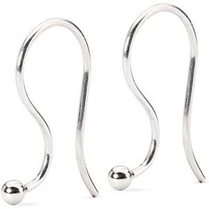 Trollbeads Damesoorbellen, zilver TAGEA-00002, Sterling Zilver, Zonder steen