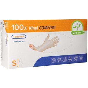 Medi-Inn - Handschoenen - Vinyl - Poedervrij - Transparant - 100 Stuks