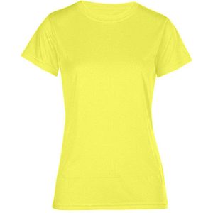 Damessportshirt 'Performance T' met korte mouwen Safety Yellow - XS