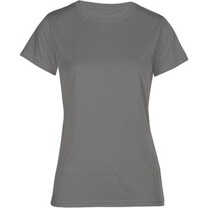 Damessportshirt 'Performance T' met korte mouwen Light Grey - XXL