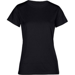 Damessportshirt 'Performance T' met korte mouwen Black - XS