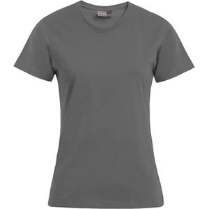 Promodoro Rundhalsshirt Women’s Premium-Shirt Single-Jersey unifarbenes Basic Baumwollshirt