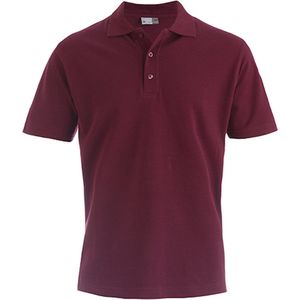 Herenpolo 'Superior' met korte mouwen Burgundy - XS