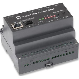 Güde GUDE 2302-1 EPC NET 4x relais uit, 8x signaal in, 1 sensorpoort, DIN-rail - meerkleurig 2302-1