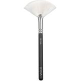 ZOEVA 129 Fan Brush - Poederkwast - Zwart - Synthetisch Haar