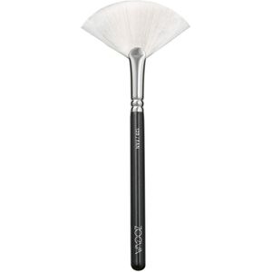 ZOEVA 129 Fan Brush - Poederkwast - Zwart - Synthetisch Haar
