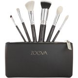 ZOEVA The Essential Brush Set Penselen set met etui 6 st