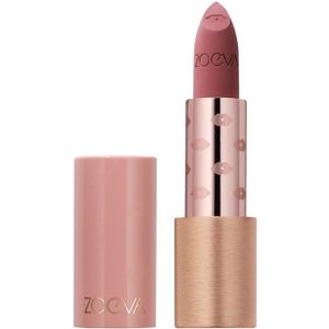 ZOEVA Lippen Lipstick Velvet Love Matte Hyaluronic Lipstick Amela - Delicaat rozenhoutrood