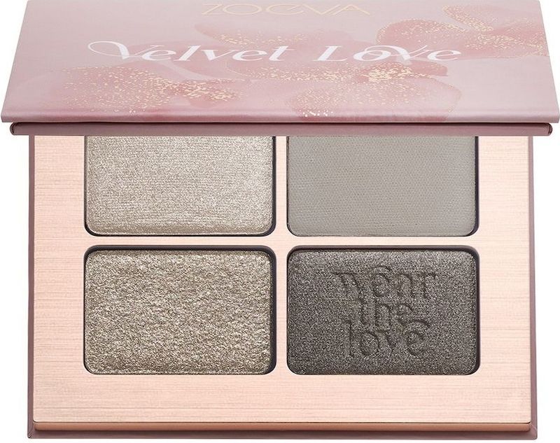 ZOEVA - Velvet Love - Oogschaduw Palette - 4 x 1,5 g - Hoog gepigmenteerde Tint