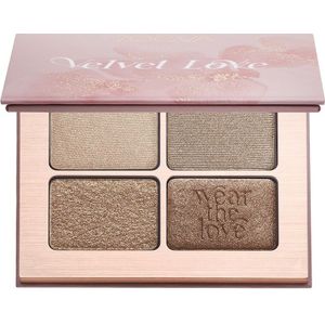 ZOEVA - Velvet Love - Oogschaduw Palette - 4 x 1,5 g - Hoog Gepigmenteerde Tinten