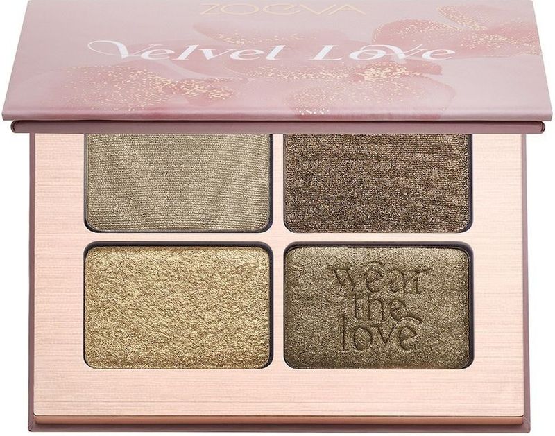 ZOEVA - Velvet Love - Oogschaduw Palette - 4 x 1,5 g - Hoog Gepigmenteerd
