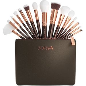 ZOEVA - THE ARTISTS BRUSH SET (ROSÉ GOLDEN EDITION) Penselensets 1 stuk.