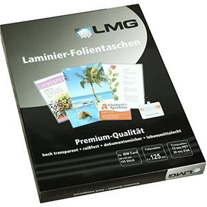 LMG Laminierfolien glänzend 5,9 x 8,3 cm  125 mikron