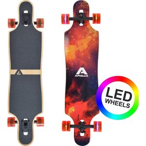 Apollo Twin Tip DT Longboard Redshift - LED Wheels