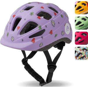 Apollo kinder fietshelm, helm voor kinderen & tieners, multisport helm, fietshelm voor meisjes, fietshelm voor jongens, kinderhelm vanaf 3 jaar, verstelbare kinderhelm