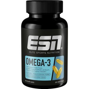 ESN - Omega-3 - Visolie - 60 Capsules - Hooggedoseerd EPA & DHA - 1200 mg EPA & 900 mg DHA per Portie