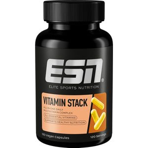 ESN - Vitamin Stack - Multivitamine Capsules - 120 Vegan Capsules - Hooggedoseerd - 4 Maanden Voorraad