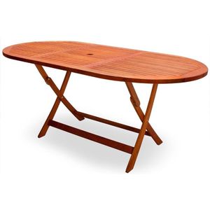 Casaria - Alabama - Tuintafel - Acacia - FSC® Gecertificeerd - Opvouwbaar
