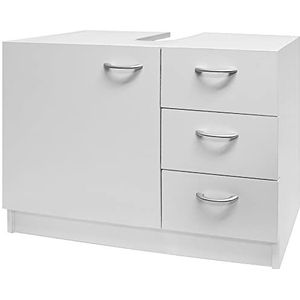 Deuba - Napels - Badkamermeubel - Wit - 3 Lades - 63x54x30cm