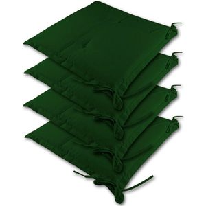 Detex Set van 4 Zitkussen – Waterafstotend 41x37cm - Groen