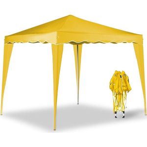 Casaria Vouwpaviljoen. party tent Capri - Popup geel 3x3m